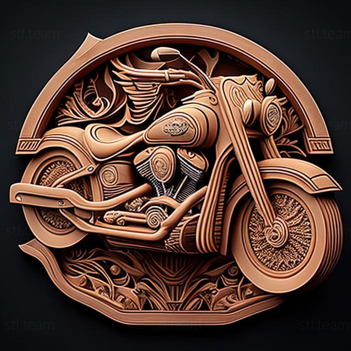 3D model Harley Davidson CVO Softail Deluxe (STL)